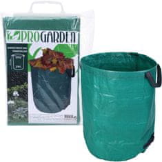 ProGarden Kôš Záhradný Na Lístie A Záhradný Odpad, Vak Na Trávu S Rukoväťami Zelený 270 L