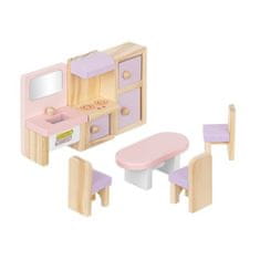 Solex Hračka drevený nábytok pre bábiky 23ks GUF-3552