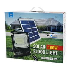 Trixline Reflektor LED so solárnym panelom+SENZOR TRIXLINE TR367 100W/6500K