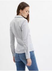 Orsay Modro-bílá dámská pruhovaná košile 38