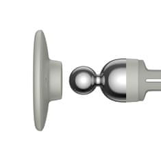 BASEUS C01 magnetický držiak do auta (do ventilačnej mriežky) SUCC000102, krémovo biela