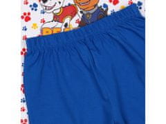 Paw Patrol Paw Patrol Marshall Chase Chlapčenské pyžamo na ramienka, biele a modré letné pyžamo 5 let 110 cm