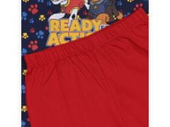 Paw Patrol Paw Patrol Marshall Chase Chlapčenské pyžamo na ramienka, tmavomodré a červené letné pyžamo 4 let 104 cm