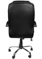 Malatec Kancelárska stolička ekokoža čierna Malatec 8983