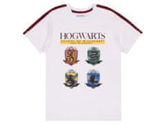 sarcia.eu Harry Potter Chlapčenské pyžamo s krátkymi nohavičkami, biele a bordové letné pyžamo 9 let 134 cm