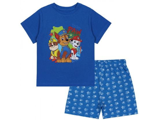 Paw Patrol Paw Patrol Chlapčenské pyžamo s krátkym rukávom Modré letné pyžamo