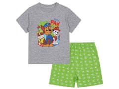 Paw Patrol Paw Patrol Chlapčenské pyžamo s krátkym rukávom, šedé a zelené 6 let 116 cm