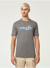 Oakley Šedé pánske melírované tričko Oakley S