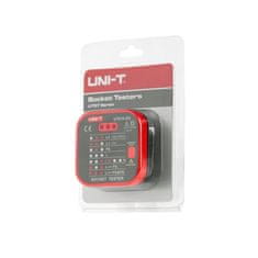 UNI-T Skúšačka sieťovej zásuvky s kontrolnou funkciou RCD UT07B-EU čierny MIE0271