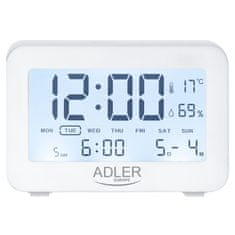 Adler Budík elektronický teplota vlhkosť AD1196W
