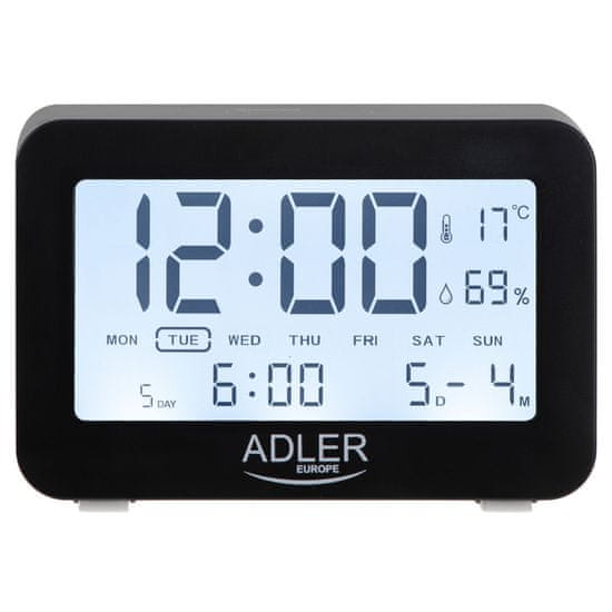 Adler Budík elektronický teplota vlhkosť AD1196B