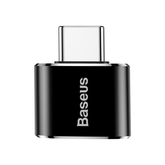 BASEUS USB-A samica/USB Type-C samec redukcia 2.4A CATOTG-01, čierna