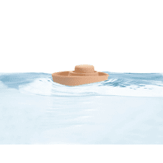 Plan Toys Gumová loďka - oranžová