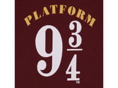 sarcia.eu Harry Potter Platform 9 3/4 chlapčenské pyžamo , chlapčenské letné pyžamo Burgundsko čierne 9 let 134 cm