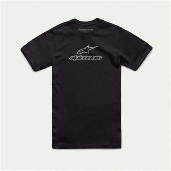 Alpinestars tričko WORDMARK COMBO černo-šedé