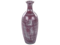 Beliani Dekoratívna terakotová váza 57 cm hnedá KARDIA