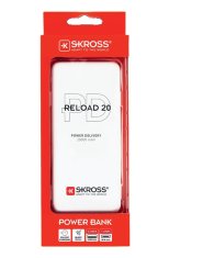 Skross Powerbank Reload 20 Power Delivery, 20000mAh, USB A+C, biely