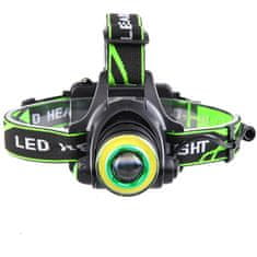 MG LC2 LED čelovka, čierna/zelená