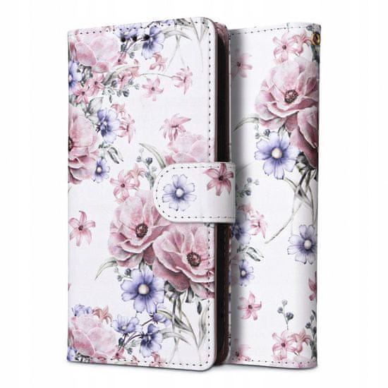 Tech-protect Wallet knižkové puzdro na Xiaomi Redmi 12, blossom flower
