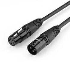 Ugreen AV130 XLR kábel F/M 3m, čierny