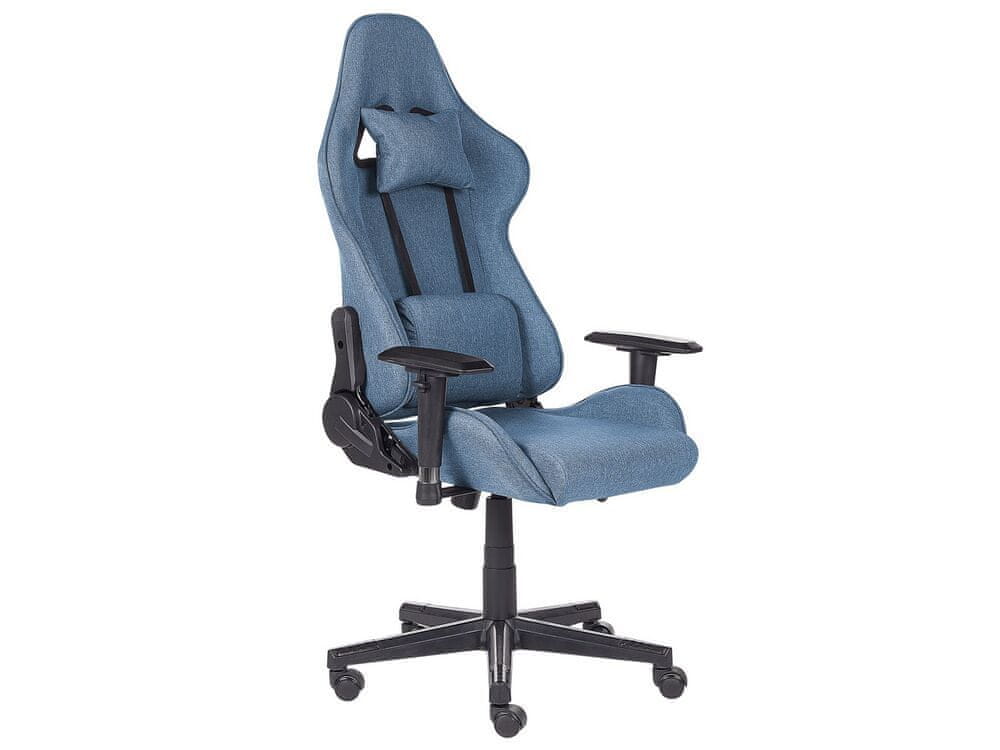 Beliani Kancelárska stolička modrá WARRIOR