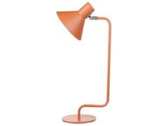 Beliani Stolná lampa oranžová RIMAVA