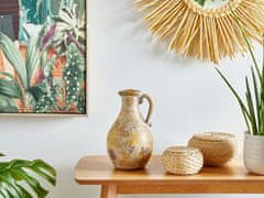 Beliani Terakotová dekoračná váza 28 cm viacfarebná FILIPPI