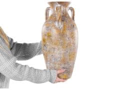 Beliani Terakotová dekoračná váza 50 cm viacfarebná FERAJ
