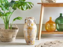 Beliani Terakotová dekoračná váza 50 cm viacfarebná FERAJ