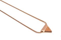 BeWooden dámska náhrdelník s dreveným detailom Rea Necklace Triangle zlatá