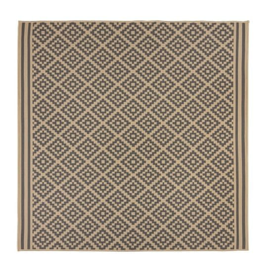 Flair Kusový koberec Florence Alfresco Moretti Beige/Anthracite štvorec – na von aj na doma