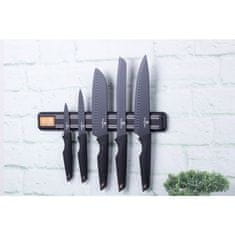 Berlingerhaus Súprava nožov s magnetickým držiakom 6 ks Black Rose Collection