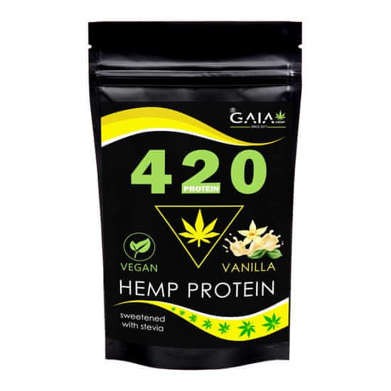 GaiaHemp  420 Konopný proteín / VANILKA 500g