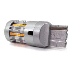 motoLEDy LED žiarovka W21W 7440 12-24V bez poruchy oranžová 2000lm