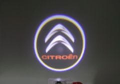 motoLEDy Citroen LED projektor s logom na dvere sada 2ks