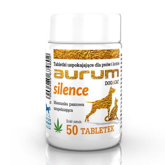 Aurum Silence - Upokojujúce Tablety Pre Psov A Mačky 50 Ks