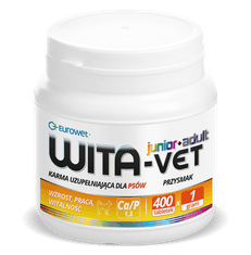 Eurowet Wita-Vet Ca/P=1,3 - Vitamínový Doplnok Pre Psov 1g 400 Tab.