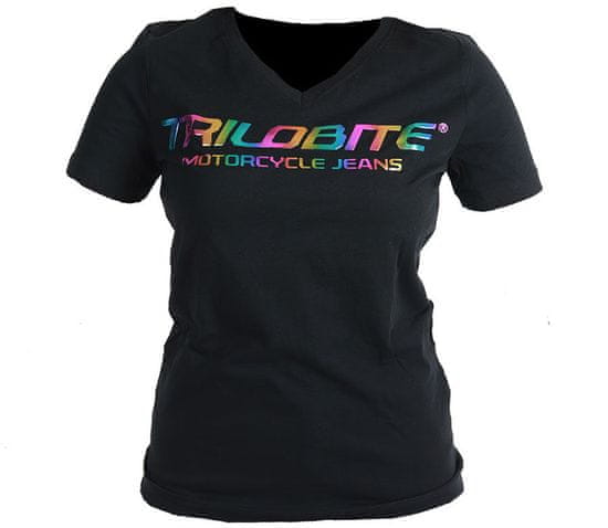 TRILOBITE Dámské tričko Katchaba T-shirt black rainbow