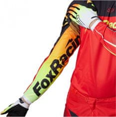 FOX dres FOX 180 Statk fluo černo-žlto-bielo-červený 2XL