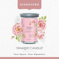 Yankee Candle Vonná sviečka Signature Tumbler in glass big Fresh Cut Roses 567g