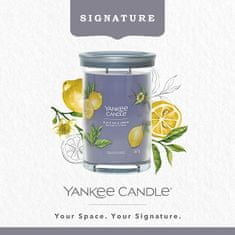 Yankee Candle Vonná sviečka Signature Tumbler in glass large Black Tea & Lemon 567g