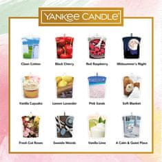Yankee Candle Darčeková súprava: 12x votívna Vonná sviečka a 1x svietnik