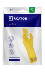 MERCATOR MEDICAL Latexové úklidové rukavice MERCATOR yellow, 1 pár