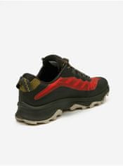 Merrell Červeno-čierna pánska outdoorová obuv Merrell Moab Speed 44
