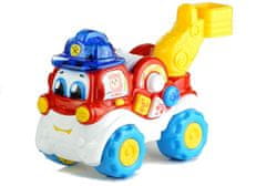 Lean-toys Interaktívne hasičské auto Hra Svetlá