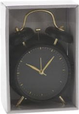 Koopman Kovové stojace hodiny s budíkom 11 x 16 cm