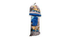 Sun City Detská zimná súprava Minions in New York City , Rukavice, čiapka a šál, modrá, 54 cm