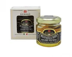 Brezzo Agátový med s kúskami čiernej hľuzovky, 100 g (Lanýžový med)