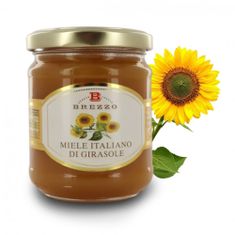 Brezzo Taliansky med zo slnečnicových kvetov, 250 g (Miele di Girasole)