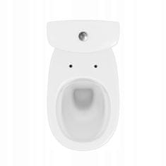 CERSANIT WC kompaktné biele WC sedadlo ARTECO 3/5 L